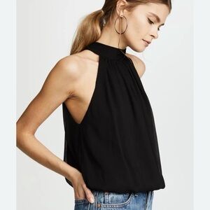 Express Black Sleeveless Halter Neck Blouse Tank Top Small